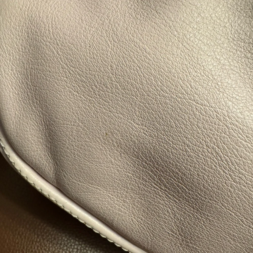 Vintage Longchamp Powder Pink Leather Round Handle Shoulder Bag EXTREMELY RARE - Picture 7 of 9